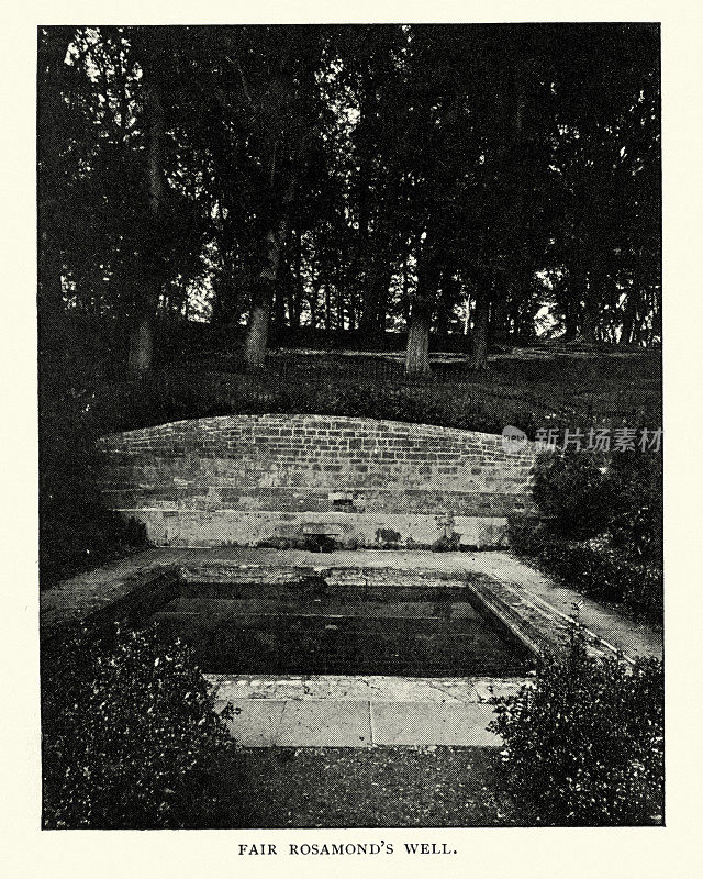 fairrosamund 's Well, Blenheim Palace, 19世纪末